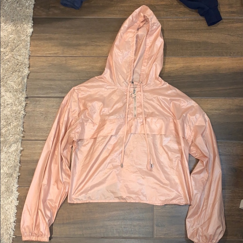 Trendy Cropped Rain jacket